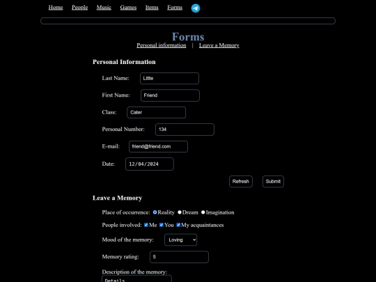 server screenshot