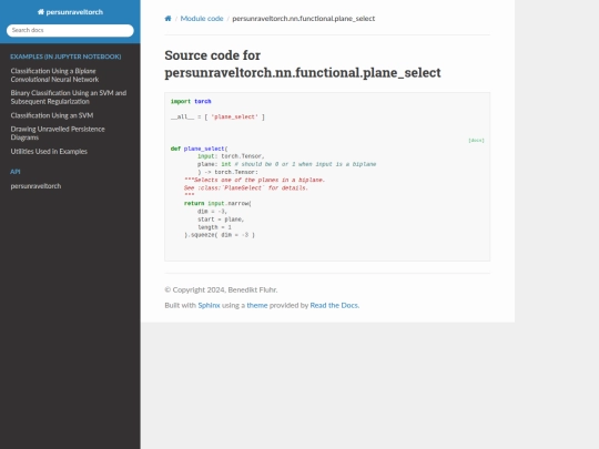 latest/_modules/persunraveltorch/nn/functional/plane_select screenshot