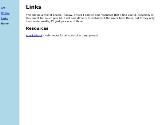 links screenshot