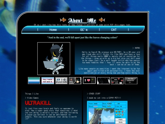HTML/About screenshot