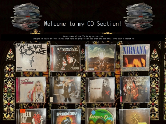 HTML/CDS screenshot