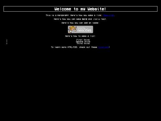 HTML/Graphics screenshot