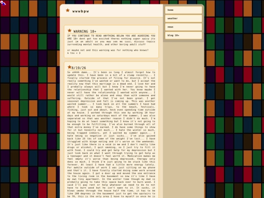 blog screenshot