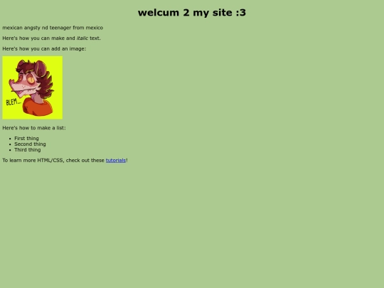 index screenshot