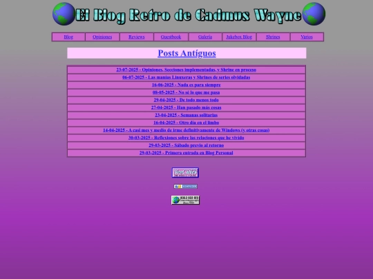 blog-veryold screenshot