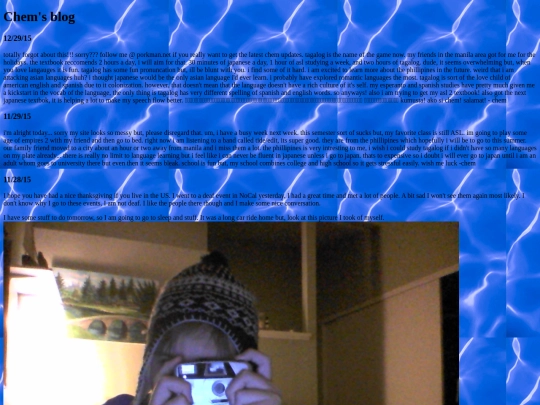 blog screenshot