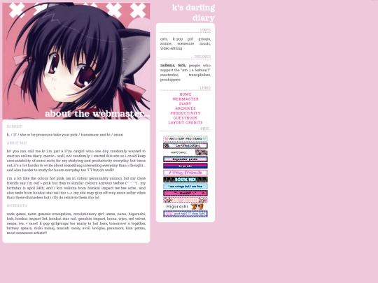 webmaster screenshot