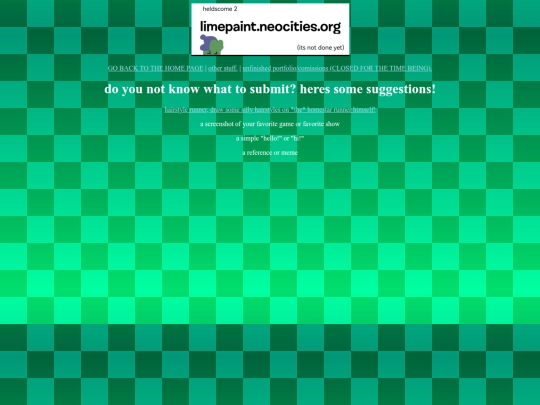 messageboard/what to submit screenshot