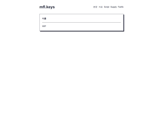 SupplyKR/Template_Chara screenshot
