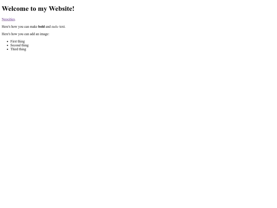 index screenshot