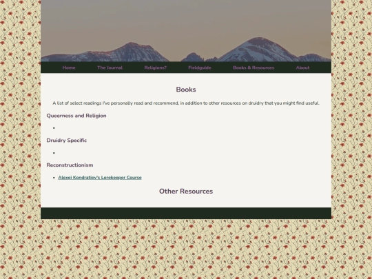 Books & Resources screenshot