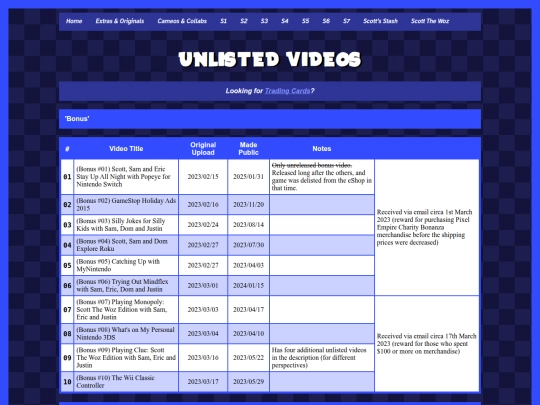 unlisted screenshot