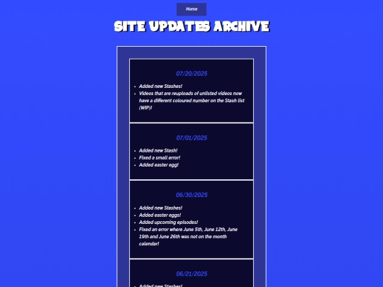 updates screenshot