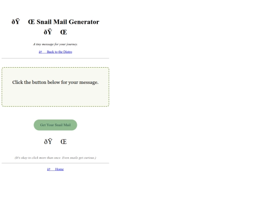 snailmail screenshot