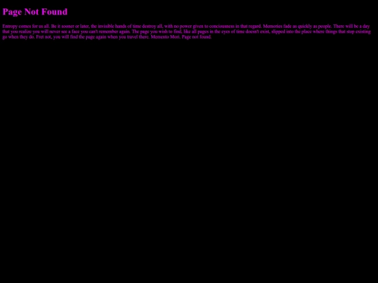 not_found screenshot