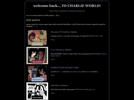 myGames screenshot