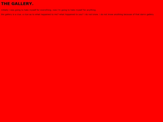 THE GALLERY screenshot
