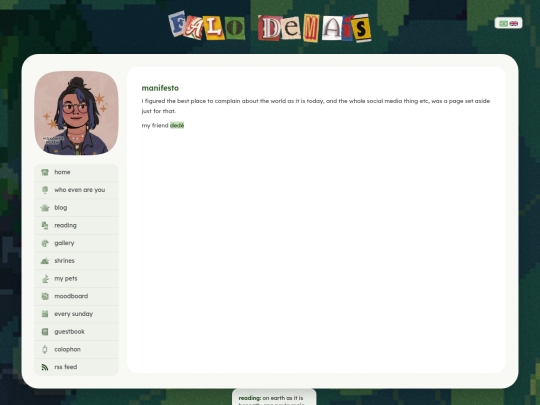 manifesto screenshot