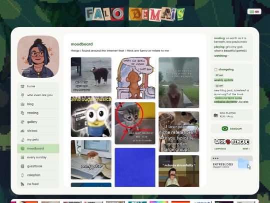 moodboard screenshot