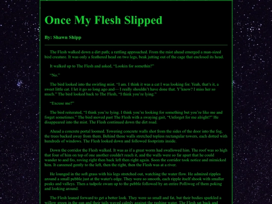 html/Once_My_Flesh_Slipped screenshot