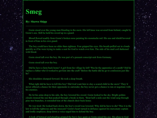 html/Smeg screenshot