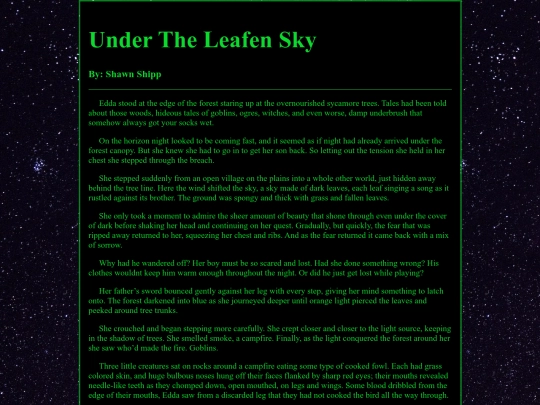 html/Under-The-Leafen-Sky screenshot