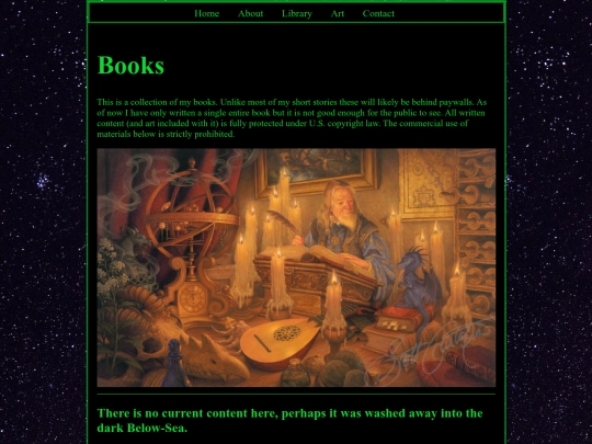 html/books screenshot