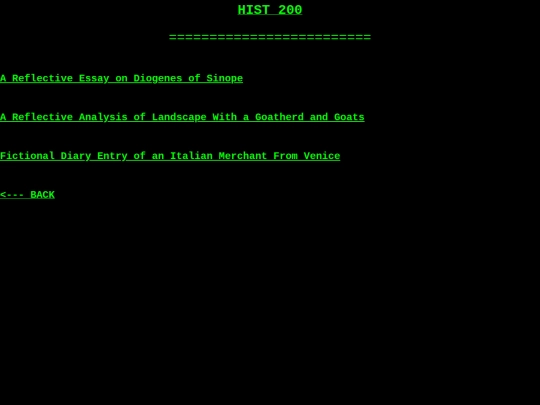 areaone/storageroom/oldcomp/hist200/hist200 screenshot