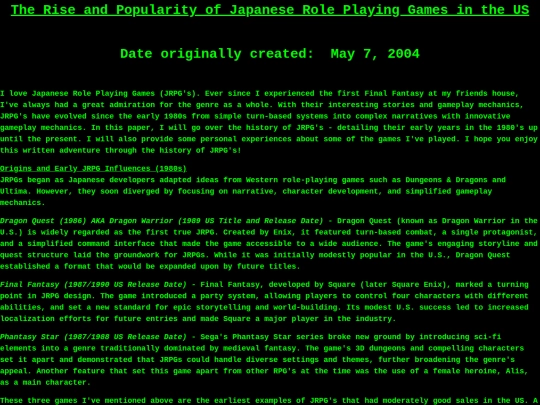 areaone/storageroom/oldcomp/japns105/jrpg screenshot