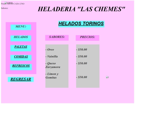 HELADOS TORINOS screenshot