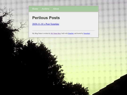 archive screenshot