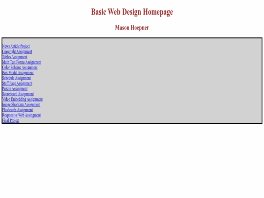 index screenshot