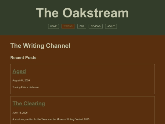 writing screenshot