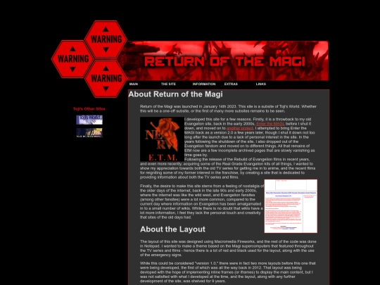 eva/site/about screenshot