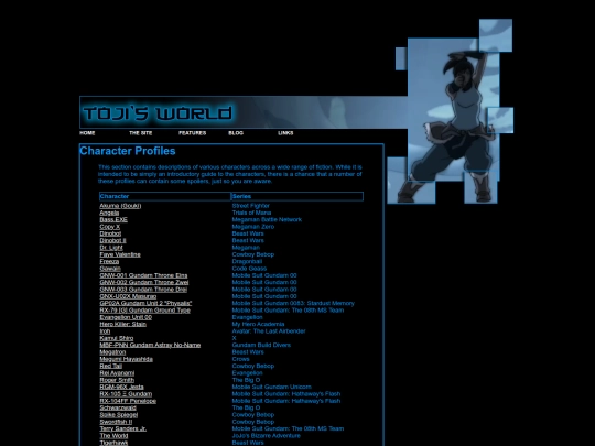 features/charprofiles screenshot