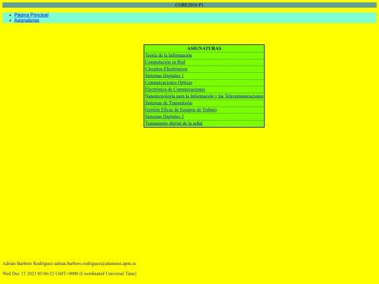 Práctica1/asignaturas screenshot