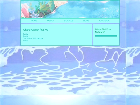 socials screenshot
