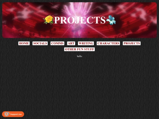 projects screenshot