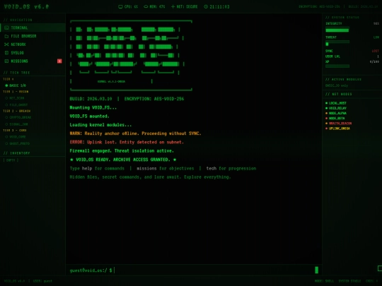 TERMINAL screenshot