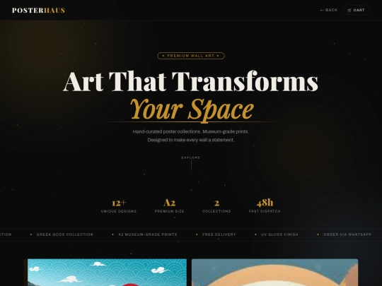posterhaus screenshot