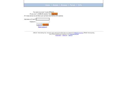 Login screenshot