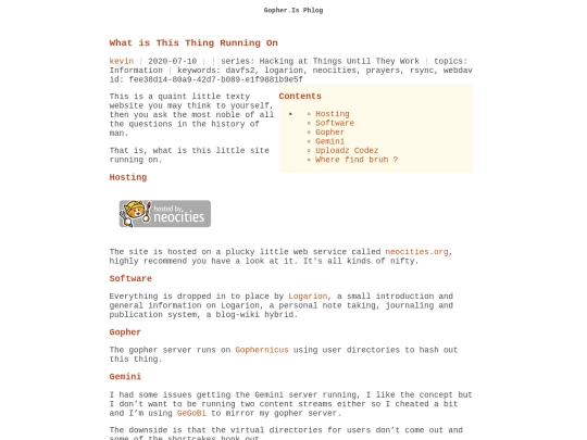 what-is-this-thing-running-on screenshot