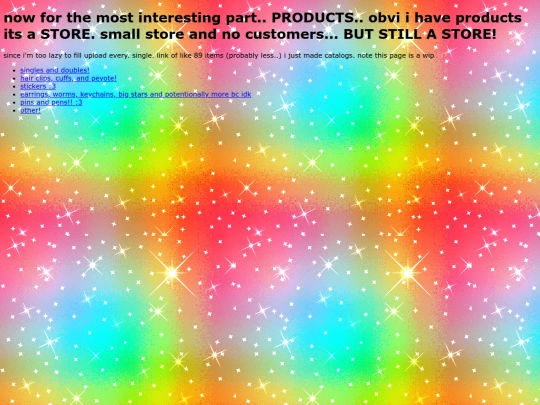 products screenshot