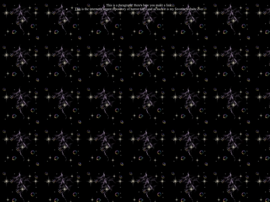 links screenshot