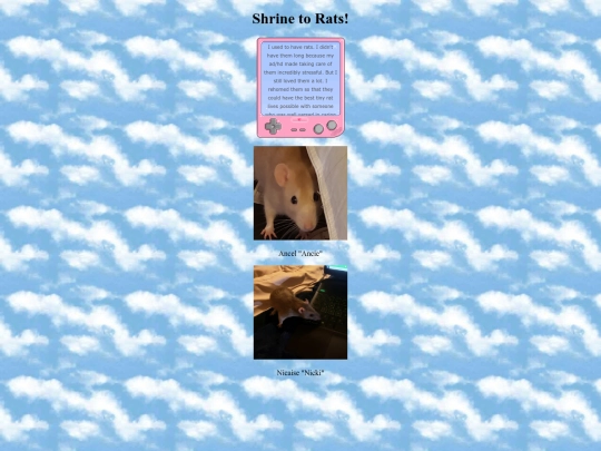 myrats screenshot