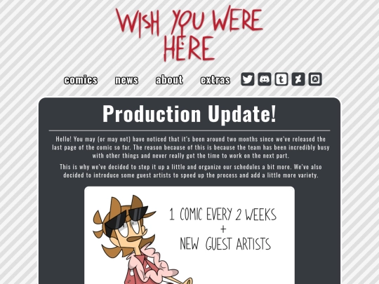 news/production-update screenshot