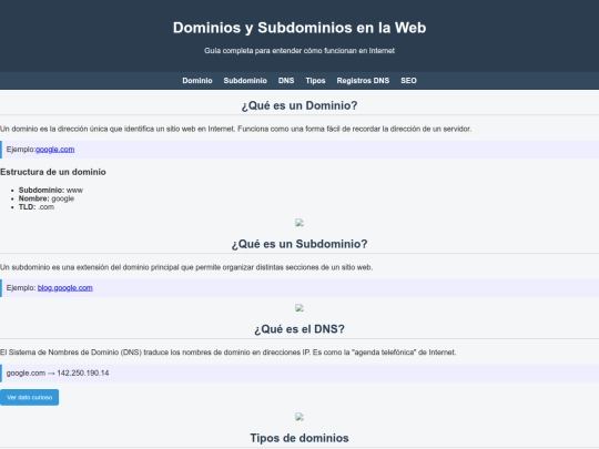 dominios screenshot