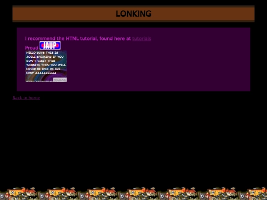 pages/links screenshot