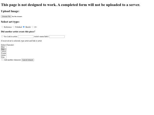 submitartwork screenshot