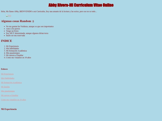 index screenshot